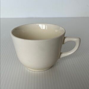 Vintage Scio Ransom Embossed Edge Scalloped Flat Cup